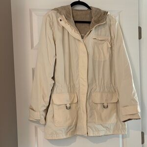 Women's Beige Reversible Jacket